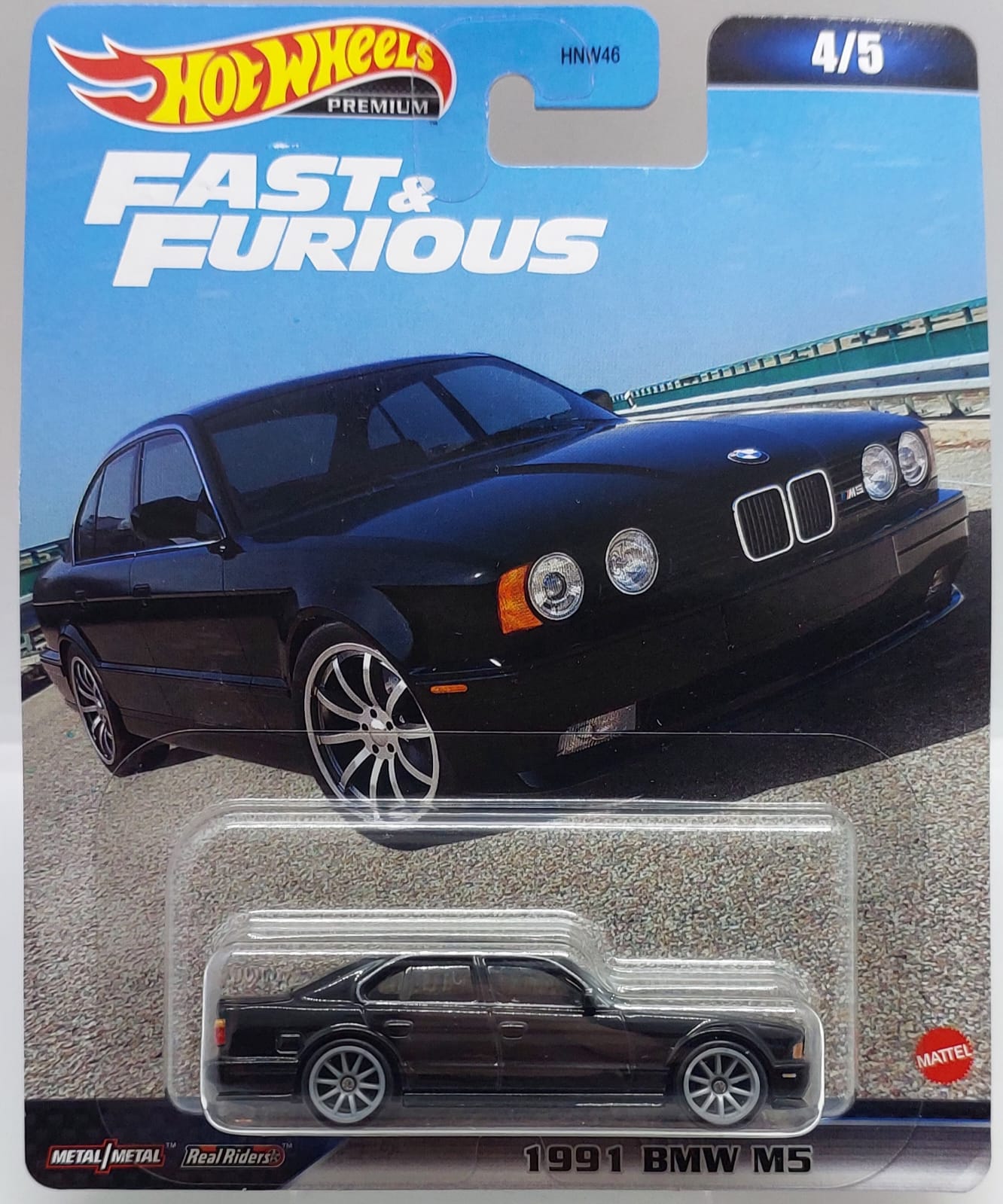 Hot Wheels Premium Fast & Furious 1991 Bmw M5 -HKD28 + Koruma Kabı