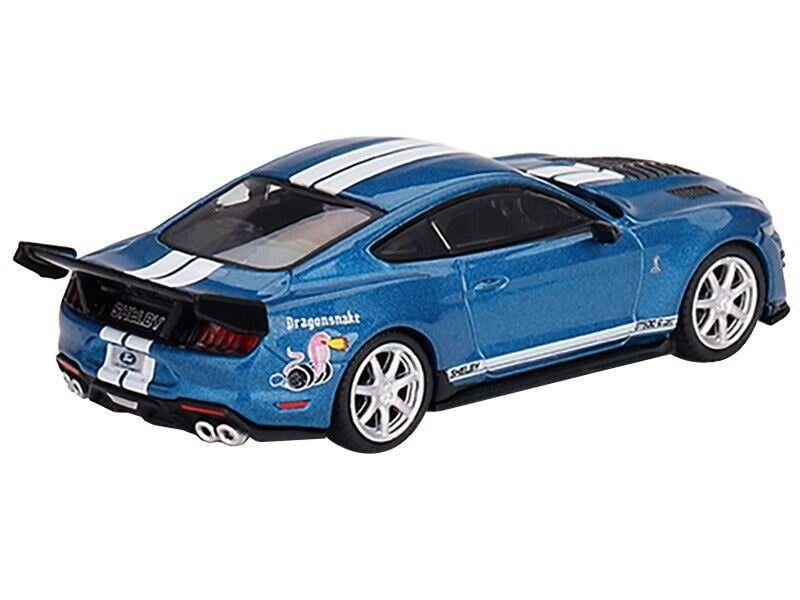 Mini GT Mijo Shelby GT500 Dragon Snake Concept Ford Performance Blue Lhd -MGT00568-MJ