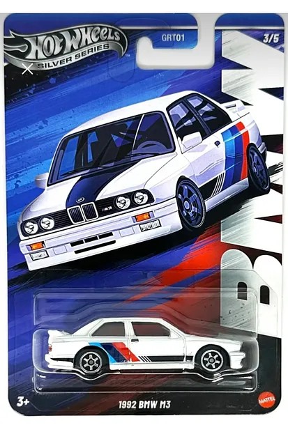 Hot Wheels Silver Series 1992 Bmw M3 -JBY56 + Koruma Kabı