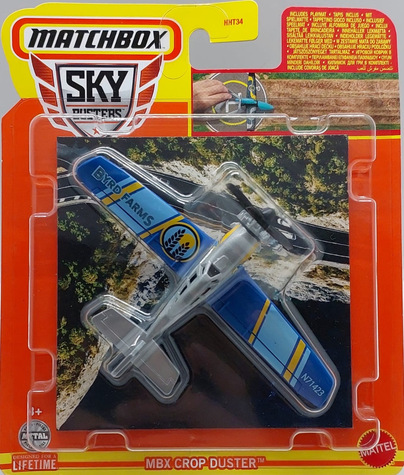 Matchbox Sky Buster 70 Years Mbx Crop Duster -HVM55