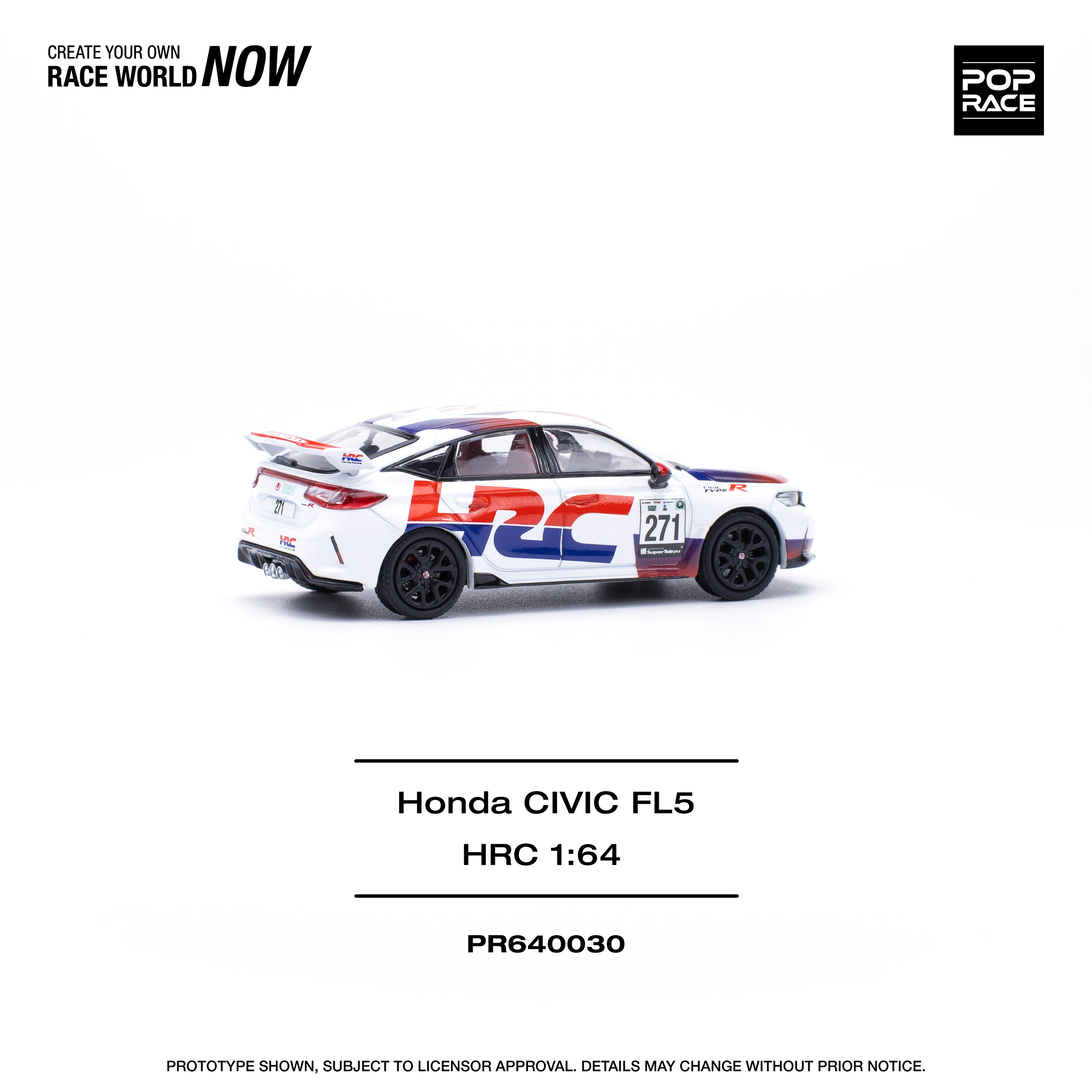 Pop Race Honda Civic Type -R FLS HRC -PR64-0030