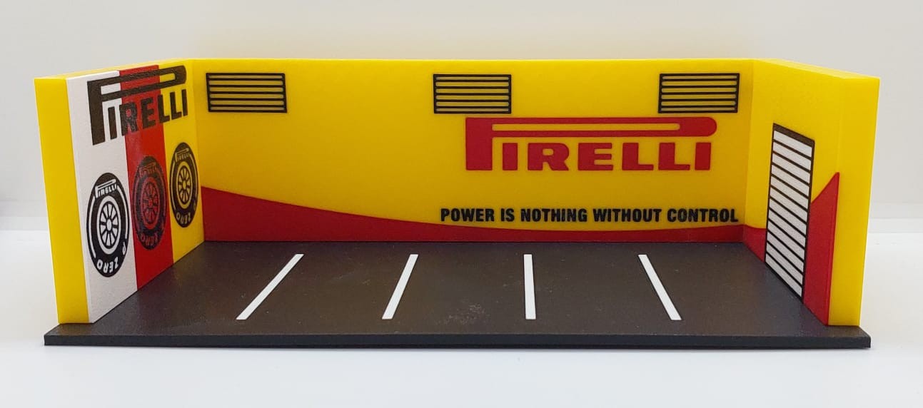 Shoreline 3D Printer Baskı "Pirelli" Diorama Garaj