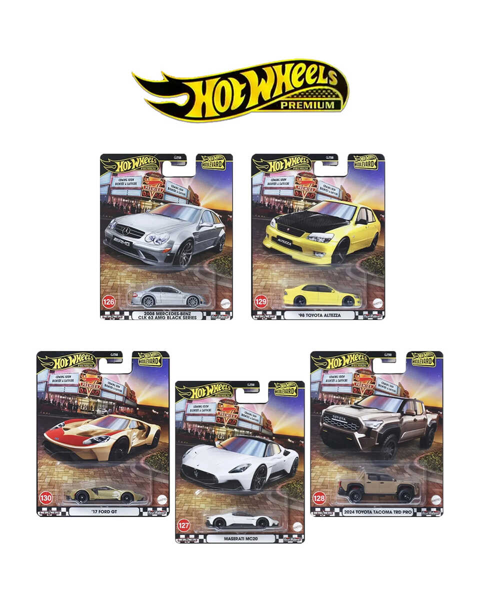 Hot Wheels Premium Boulevard Set 2025-GJT68-979C + Koruma Kabı