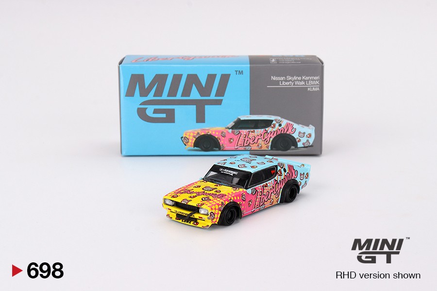 Mini GT Nissan Skyline Kenmeri Liberty Walk LBWK KUMA -MGT00698-R