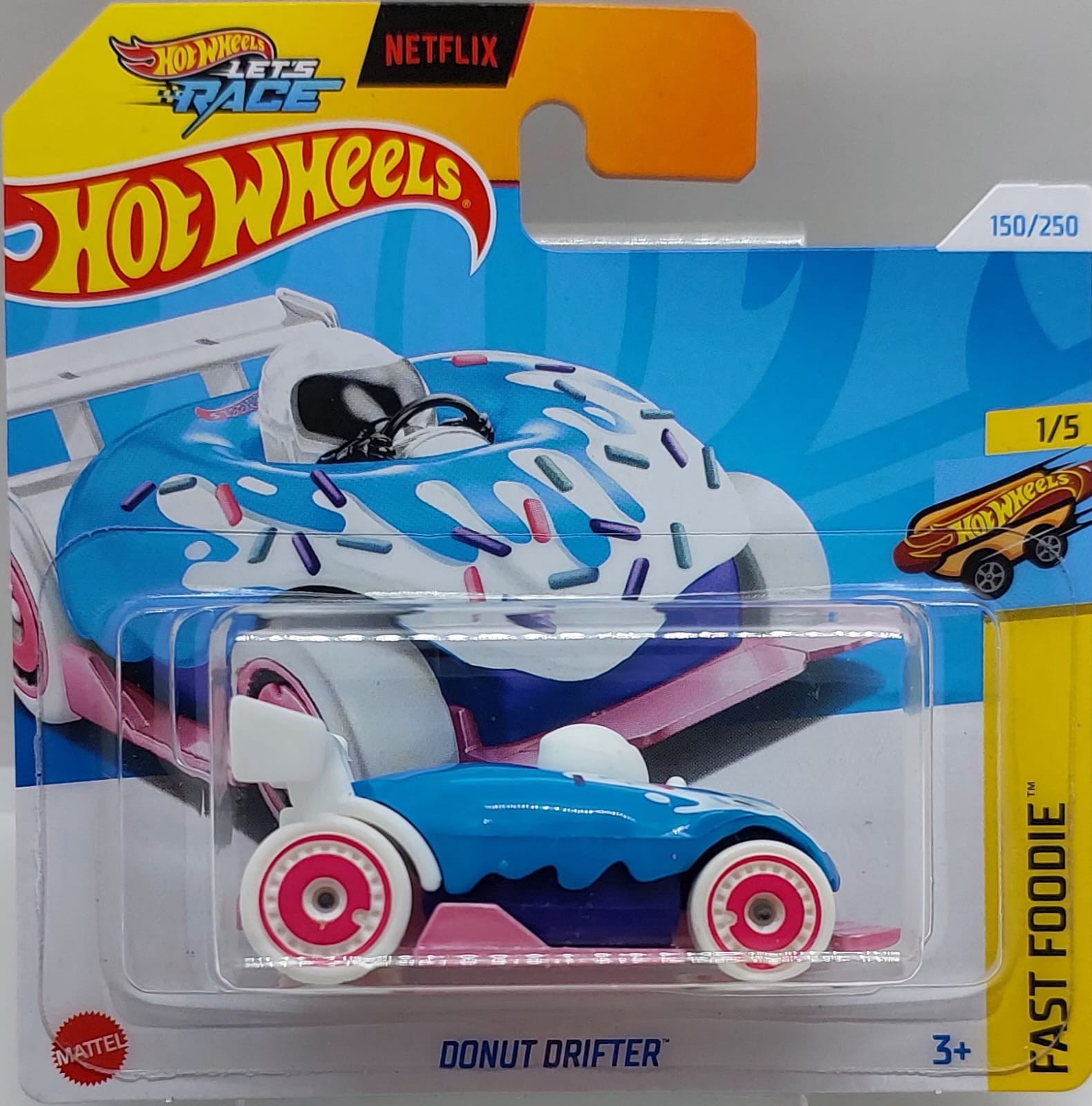 Hot Wheels Fast Foodie Donut Drifter -HTD70