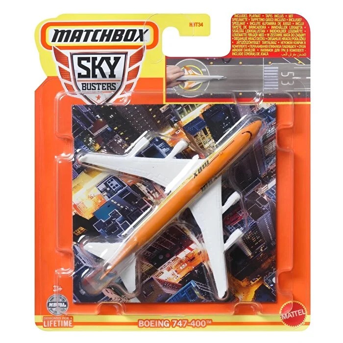 Matchbox Sky Buster Boeing 747-400 -HHT34