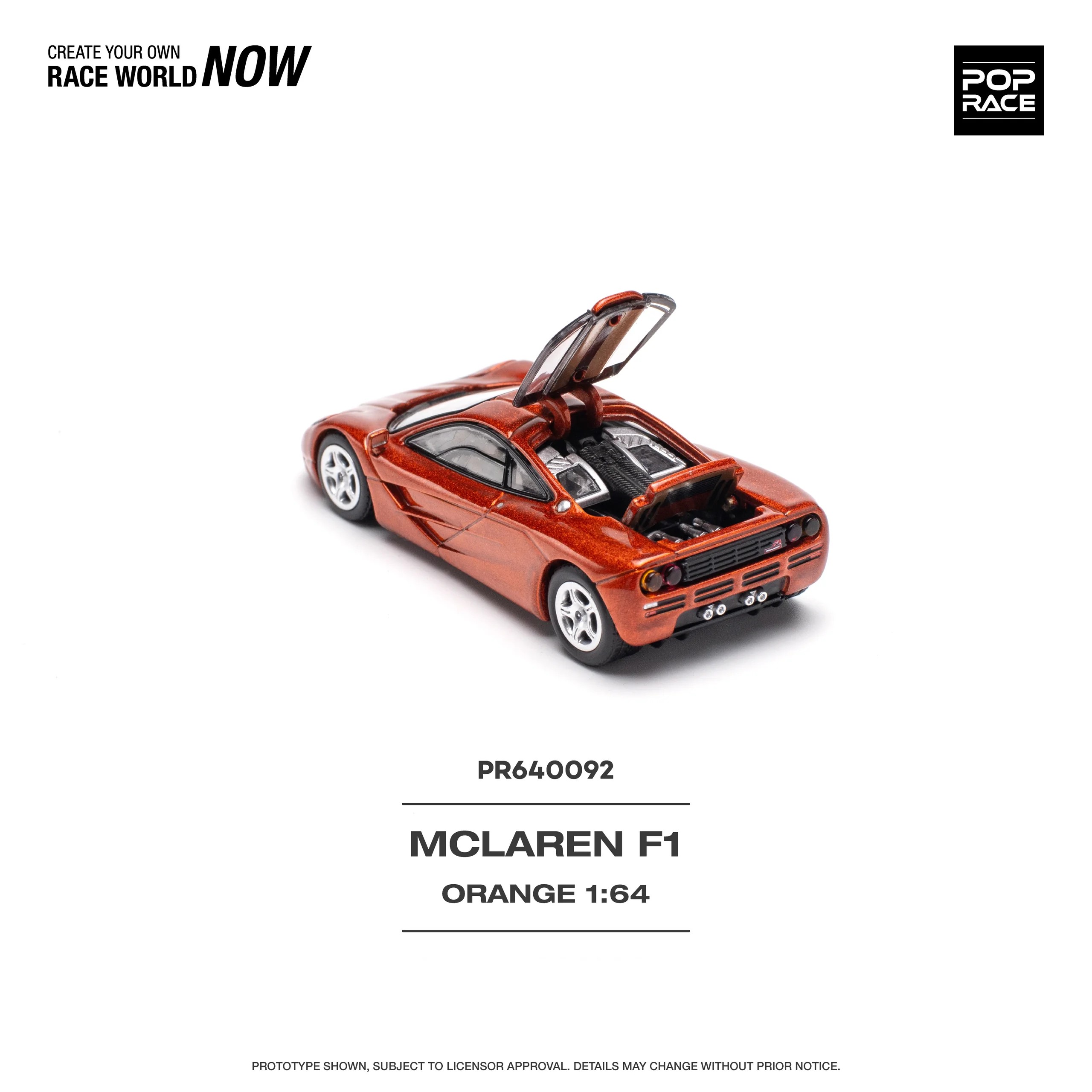 Pop Race McLaren F1 Orange -PR64-0092
