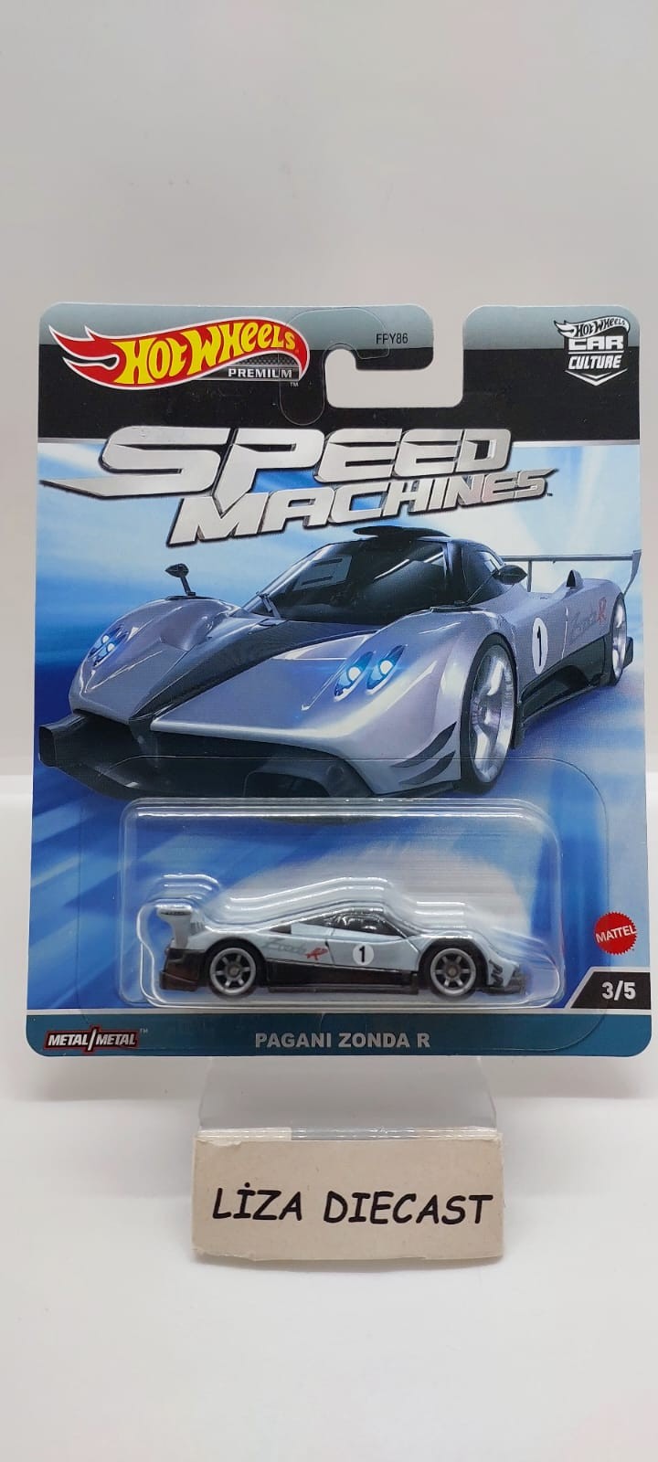 Hot Wheels Premium Car Culture Speed Machine Pagani Zonda R -HKC42