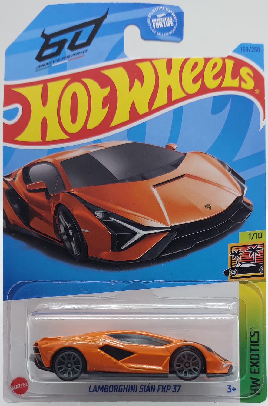 Hot Wheels HW Exotics Lamborghini Sian FKP 37 -HKH93 (Y.D.) + Koruma Kabı