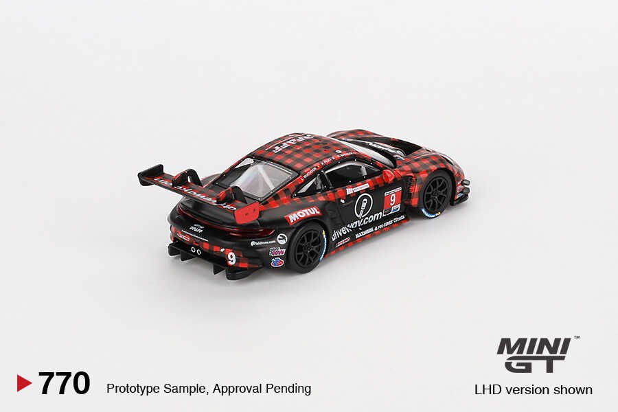 Mini GT 1/64 Porsche 911 GT3 R GTD PRO Pfaff Motorsports IMSA 2023 Sebring 12 Hrs. Winner -MGT00770