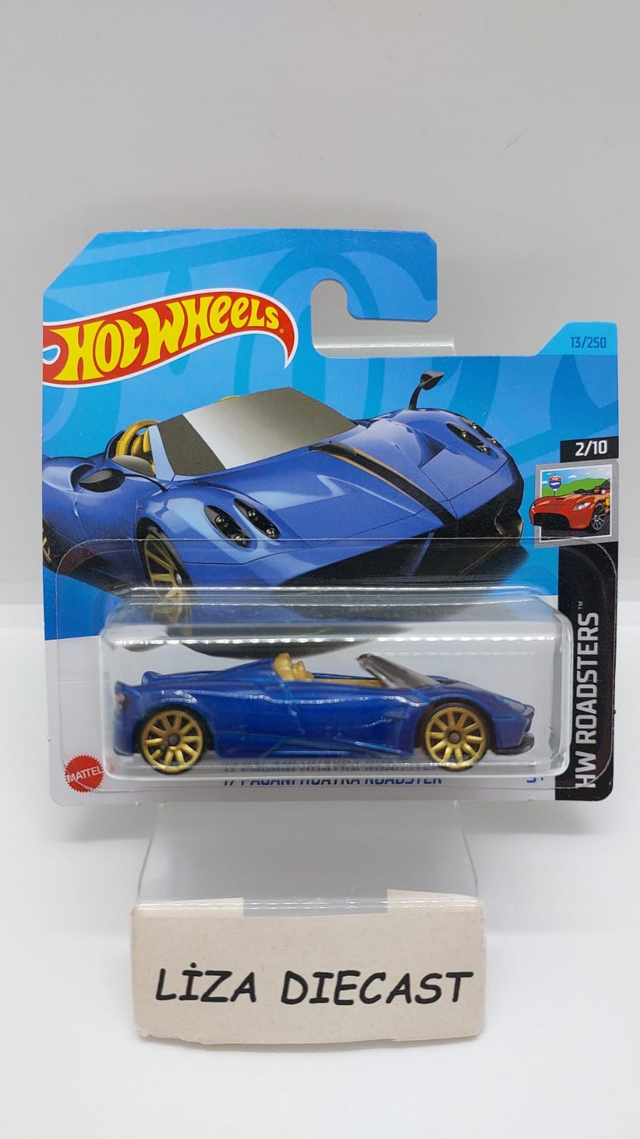 Hot Wheels HW Roadsters '17 Pagani Huayra Roadster Lacivert -HKK08