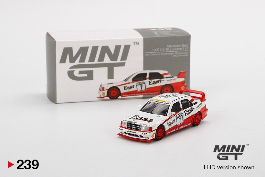 Mini GT Mercedes-Benz 190E 2.5-16 Evolution II #7 -MGT00239-MJ