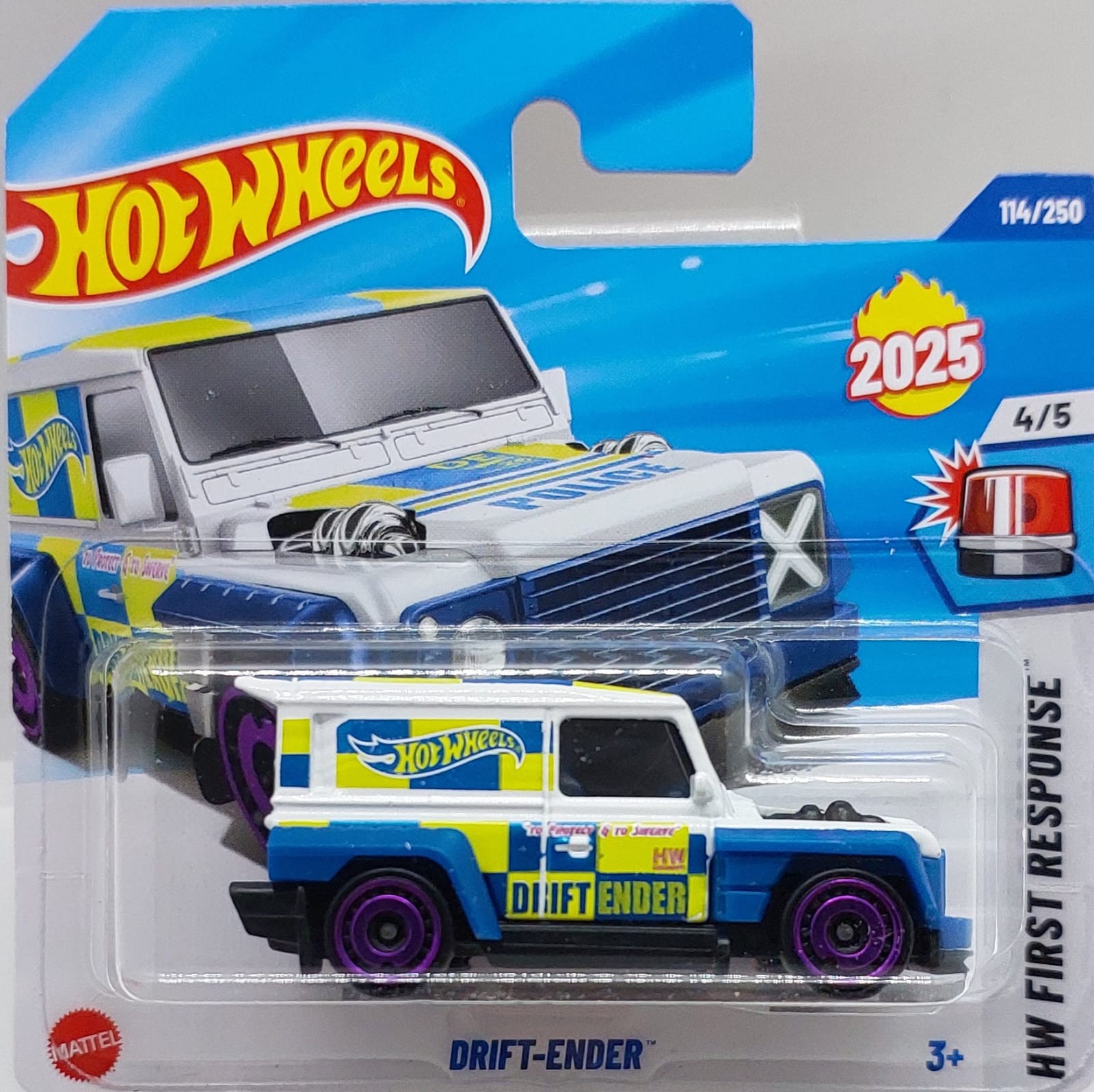 Hot Wheels HW First Response Land Rover Drift-Ender -HYW27