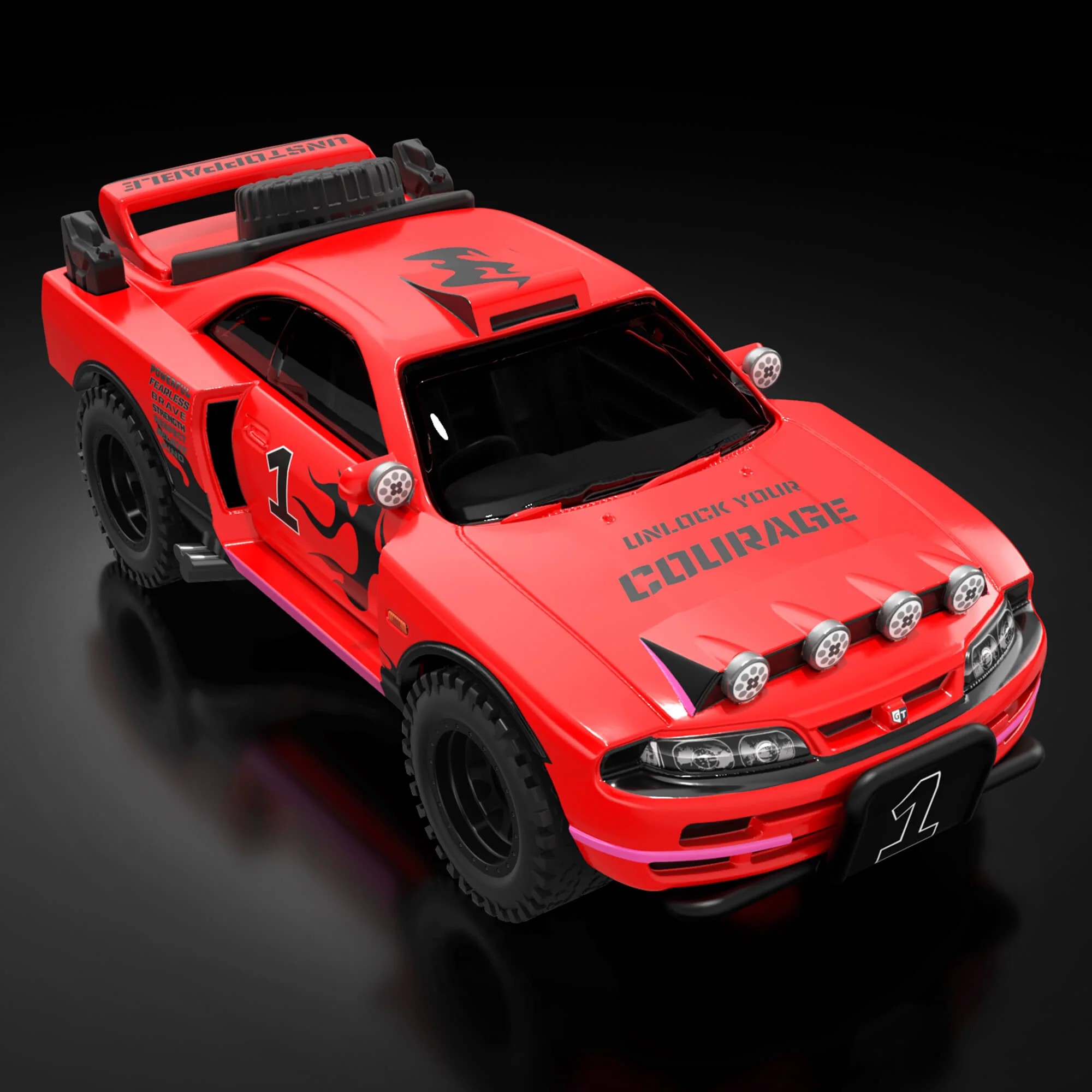 Hot Wheels Collectors Ultimate Challenge Rally Resilience Nissan Skyline (R33) -HYH22