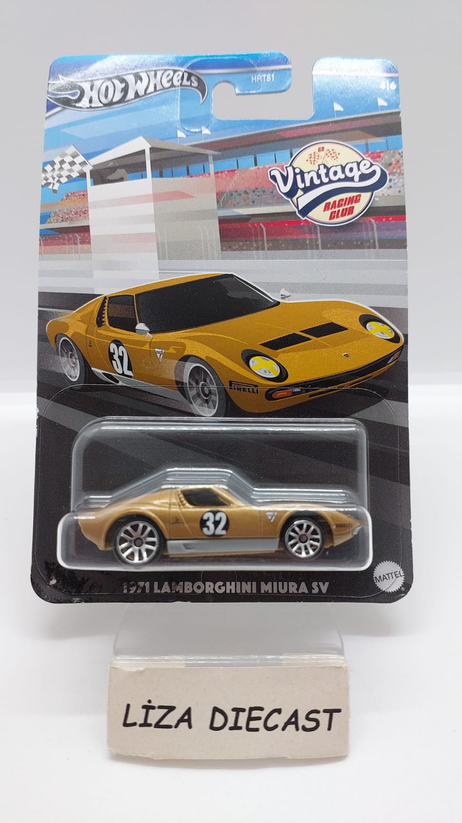 Hot Wheels Vintage Racing Club 1971 Lamborghini Miura SV -HRT81