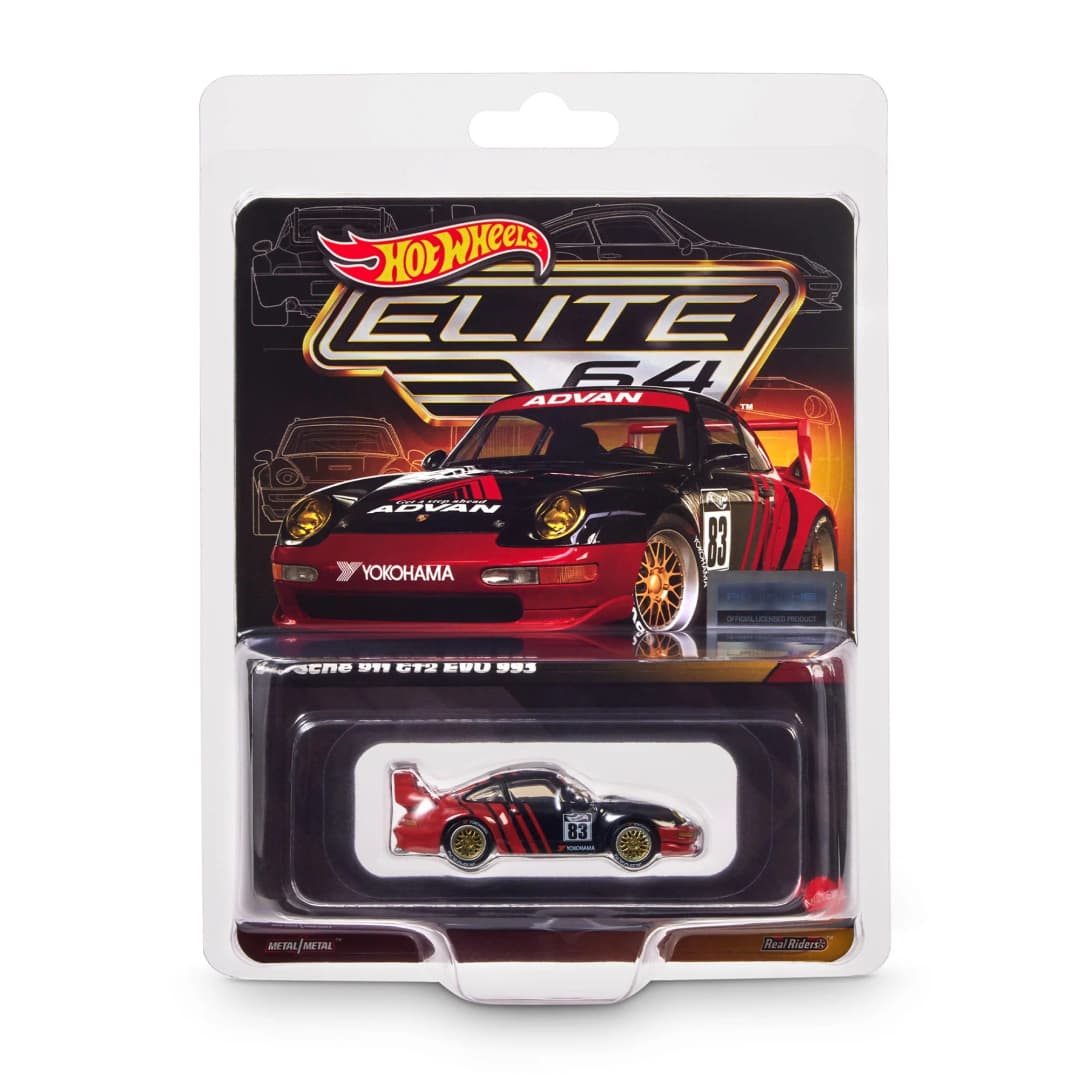 ホットウィール Elite64 ポルシェ 911 GT2 Evo 993 Hot Wheels Collectors Elite 64 Porsche 911 GT2 EVO 993 -HWR94