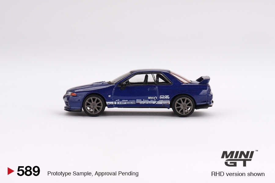 Mini GT Nissan Skyline GT-R Top Secret VR32 Metallic Blue -MGT00589