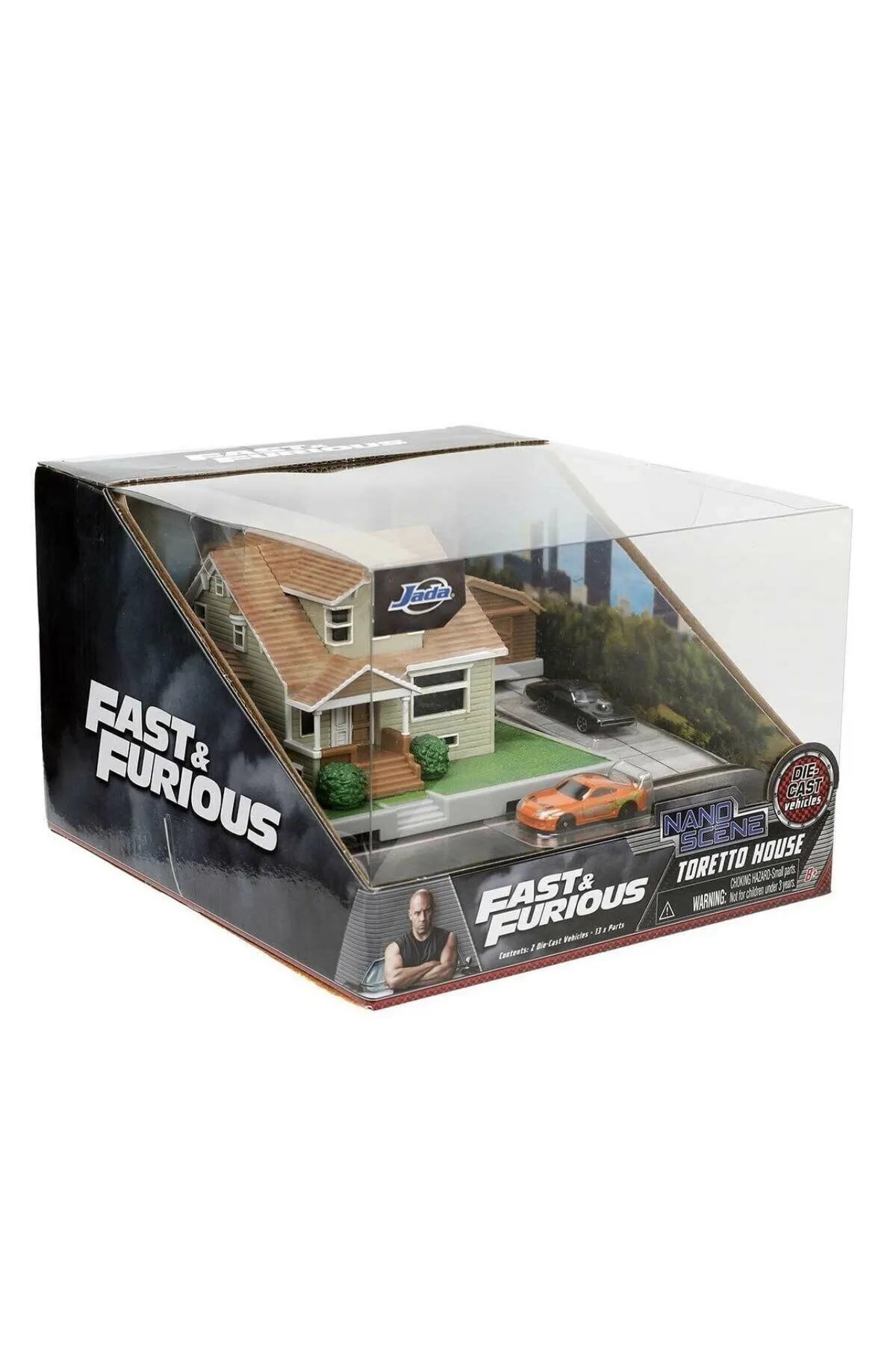 Jada Nano Scene Diorama Fast & Furious Toretto House 