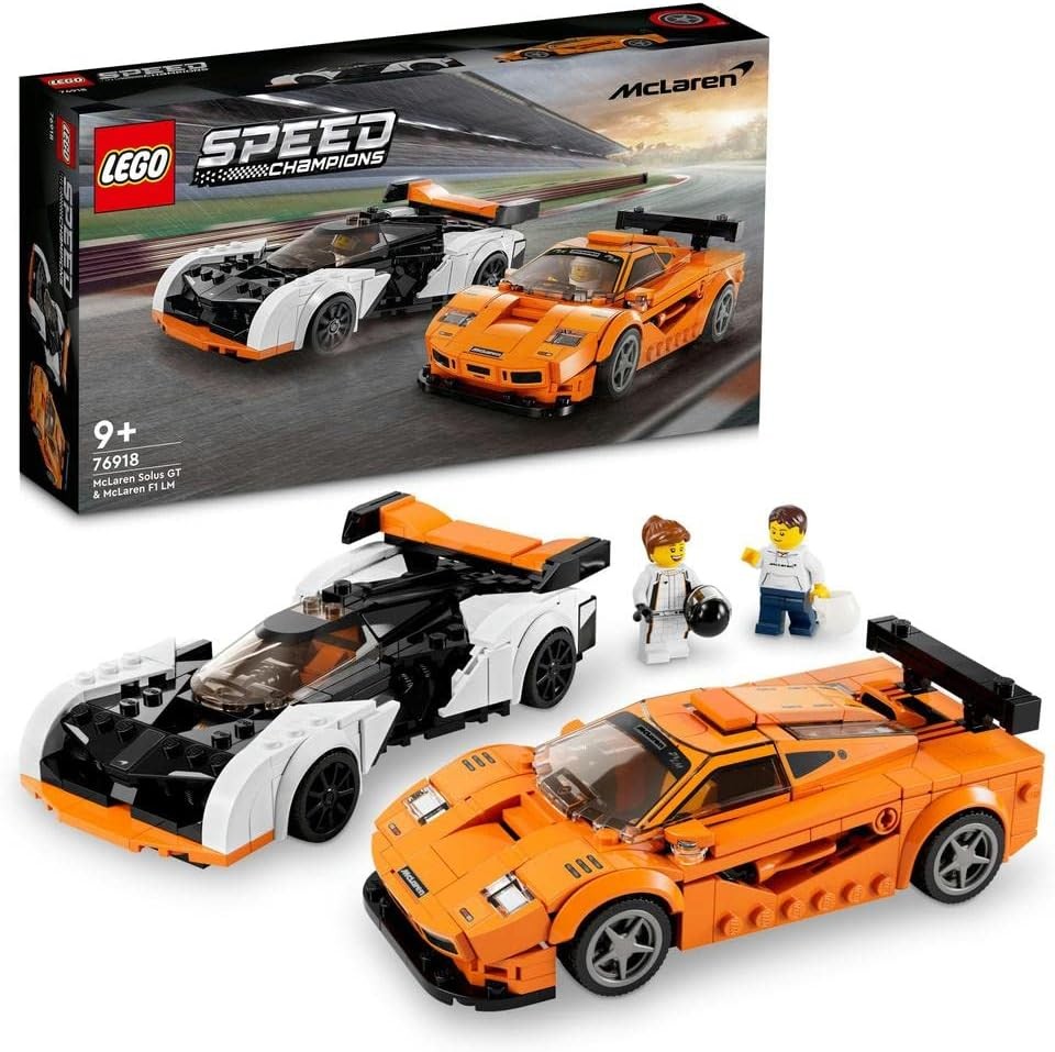 LEGO Speed Champions McLaren Solus GT & McLaren F1 LM -76918 +9 Yaş