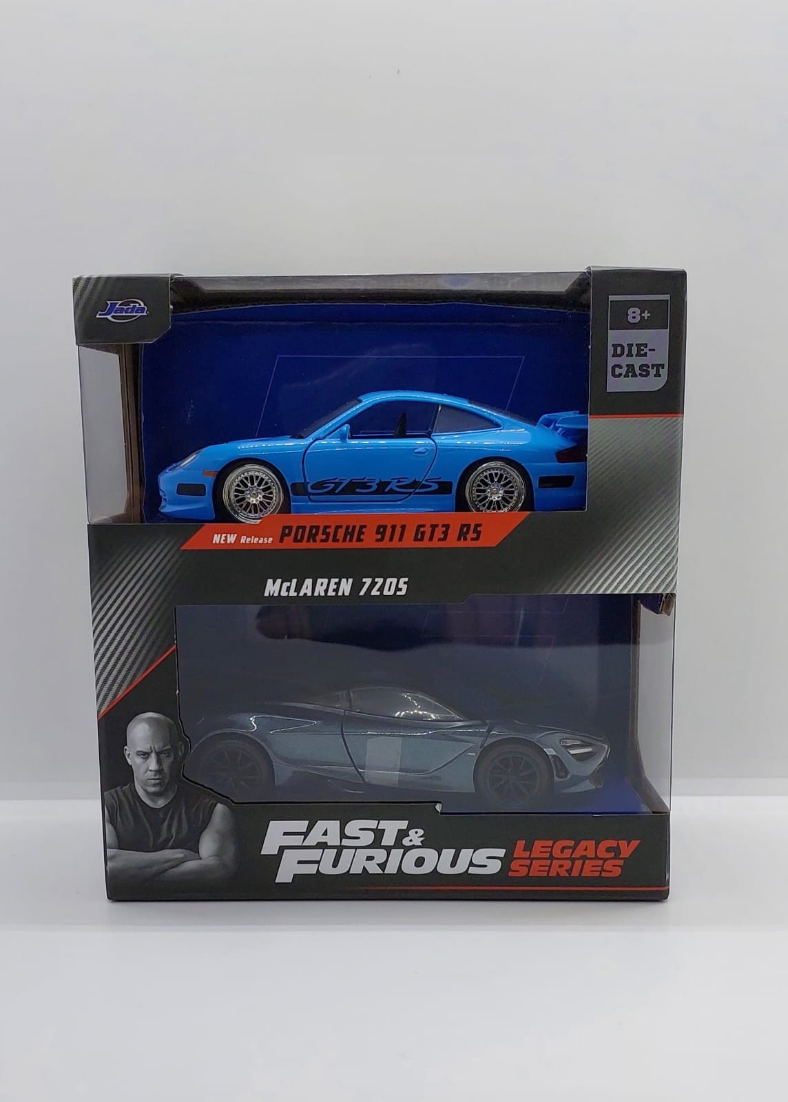 Jada Fast Furious Legacy Series Porsche 911 GT3 RS + McLaren 720S