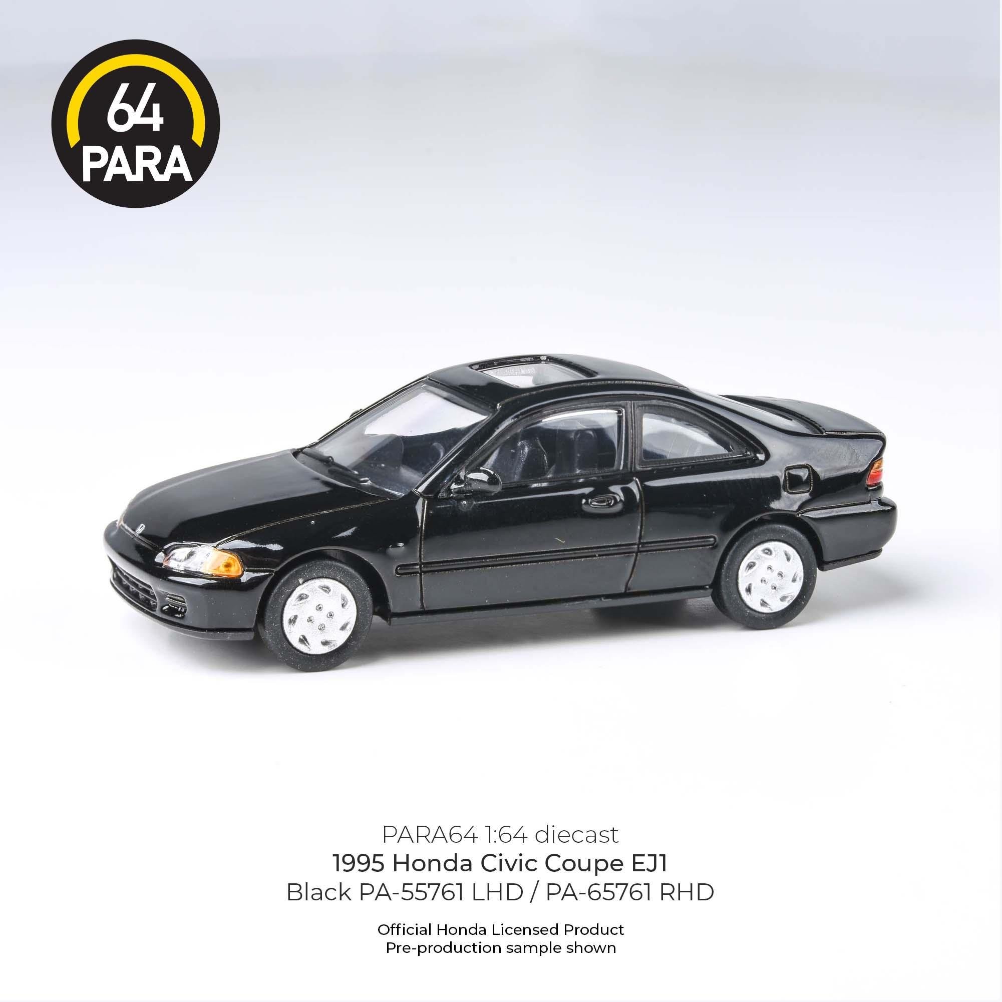 Para64 1995 Honda Civic Coupe EJ1 Black -PA55761