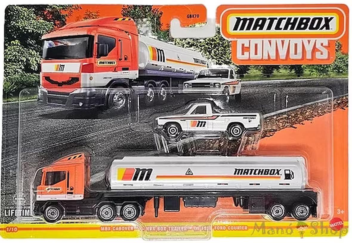 Matchbox Convoys MBX Cabover & MBX Box Trailer \\\ 1977 Ford Courier -HLM80
