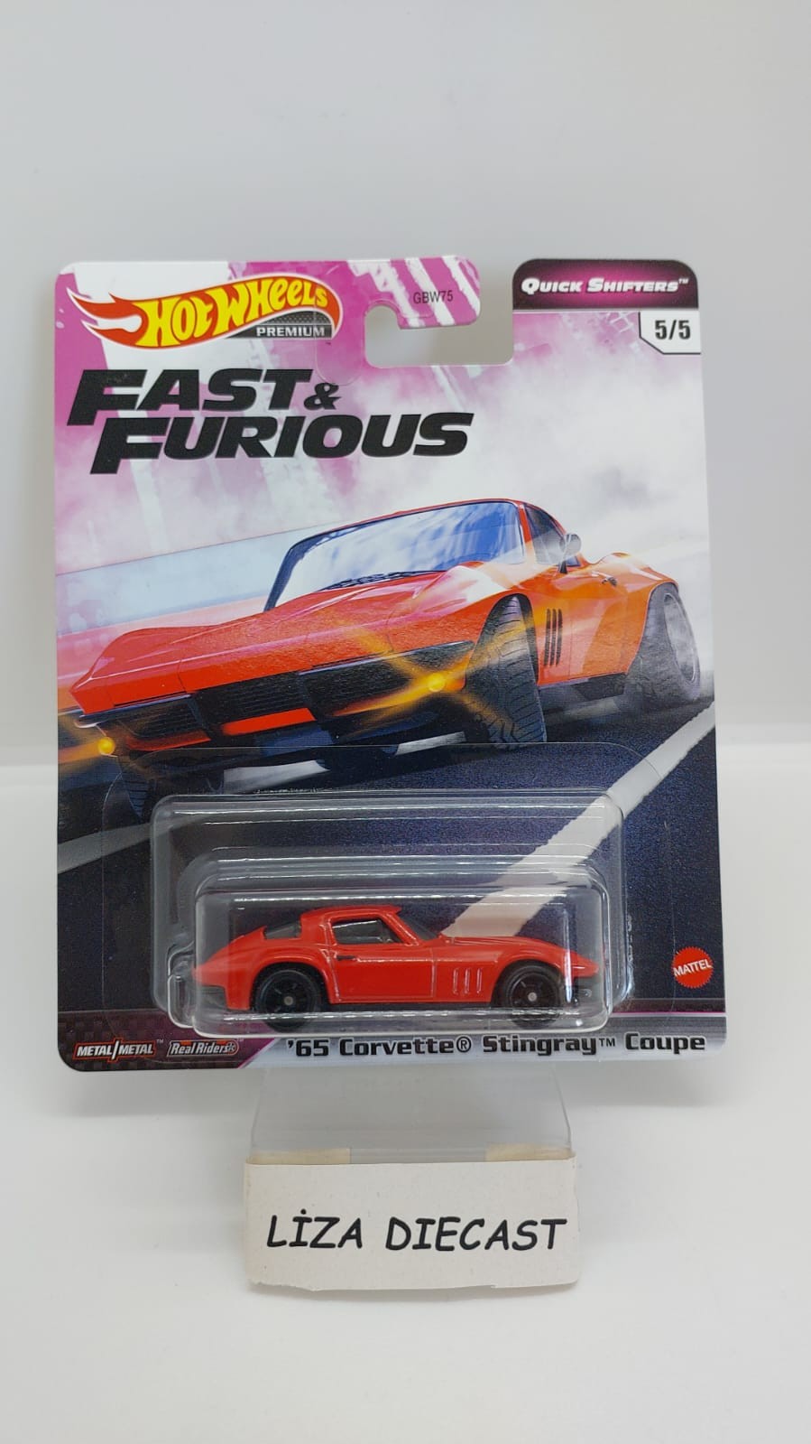 Hot Wheels Premium Quick Shifters Fast & Furious 5' li Set -GBW75