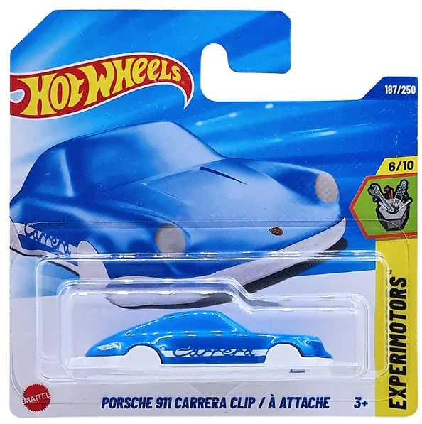 Hot Wheels Experimotors Porsche 911 Carrera Clip -JBC11