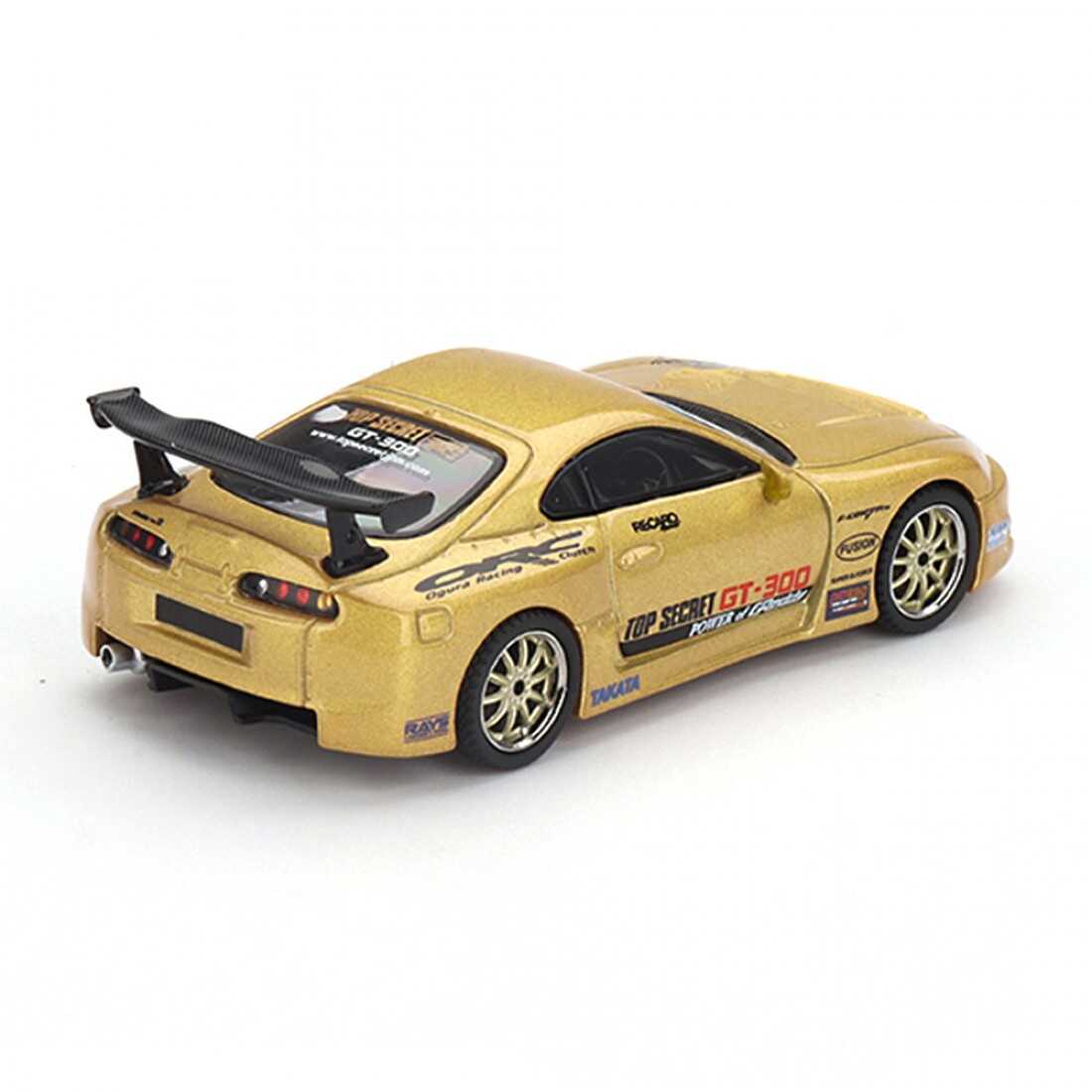 Mini GT Toyota Supra (A80) Top Secret GT-300 Top Secret Gold - Blister Paket -MGT00961-BL