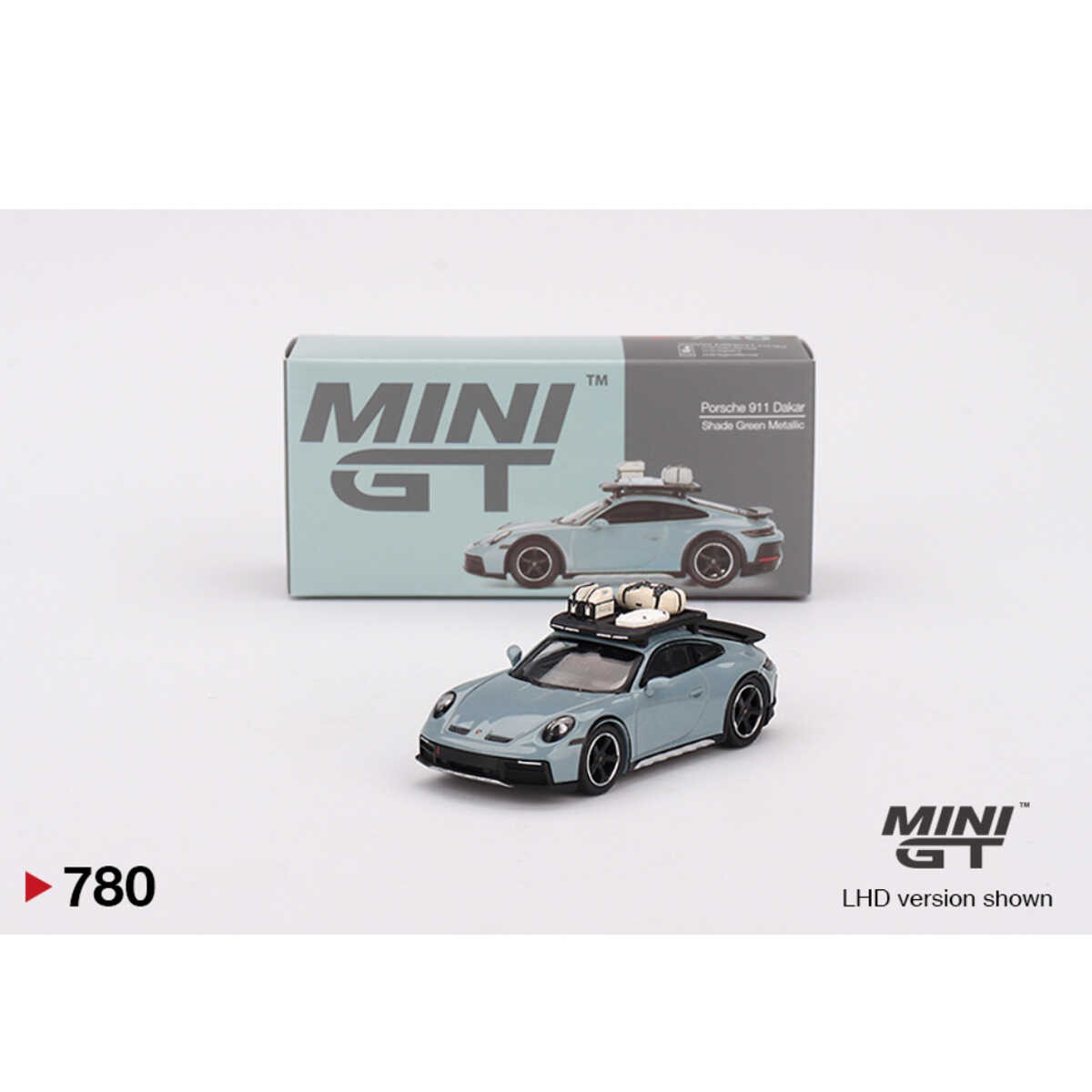 Mini GT 1/64 Porsche 911 Dakar Shade Green Metallic -MGT00780