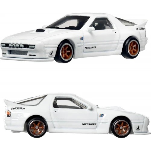 Hot Wheels Premium Car Culture 2' li Set '04 Mazda Mazdaspeed Miata & Mazda RX7 FC Pandem -HRR75 Y.D.