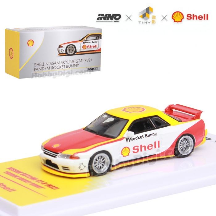 Inno64 Shell Nissan Skyline GT-R (R32) Pandem Rocket Bunny -IN64-R32P-SHELL