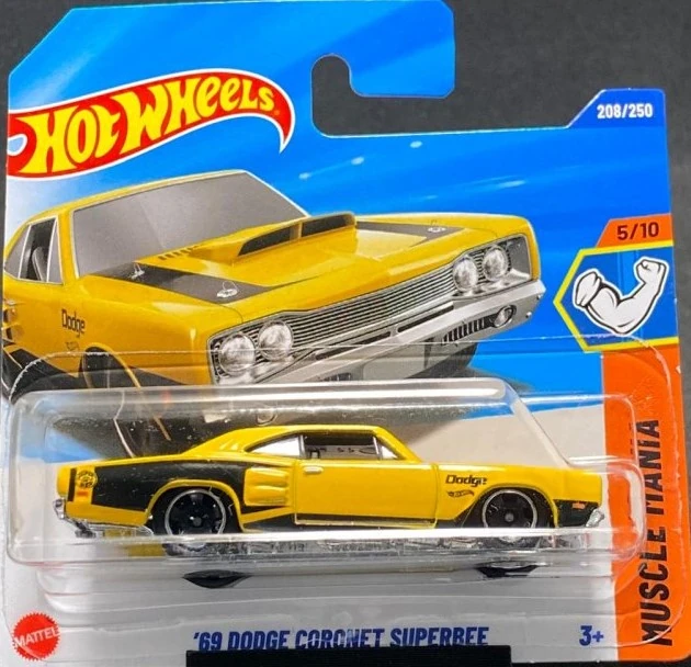 Hot Wheels Muscle Mania '69 Dodge Coronet Superbee -JBB27
