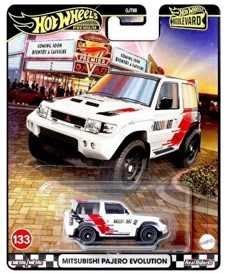 Hot Wheels Premium Boulevard Mitsubishi Pajero Evolution -JBL26 + Koruma Kabı