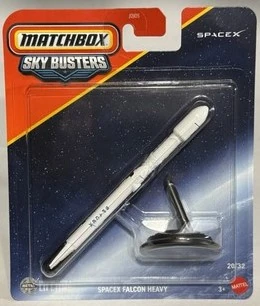 Matchbox Sky Busters Space X - SpaceX Falcon Heavy -JCM94