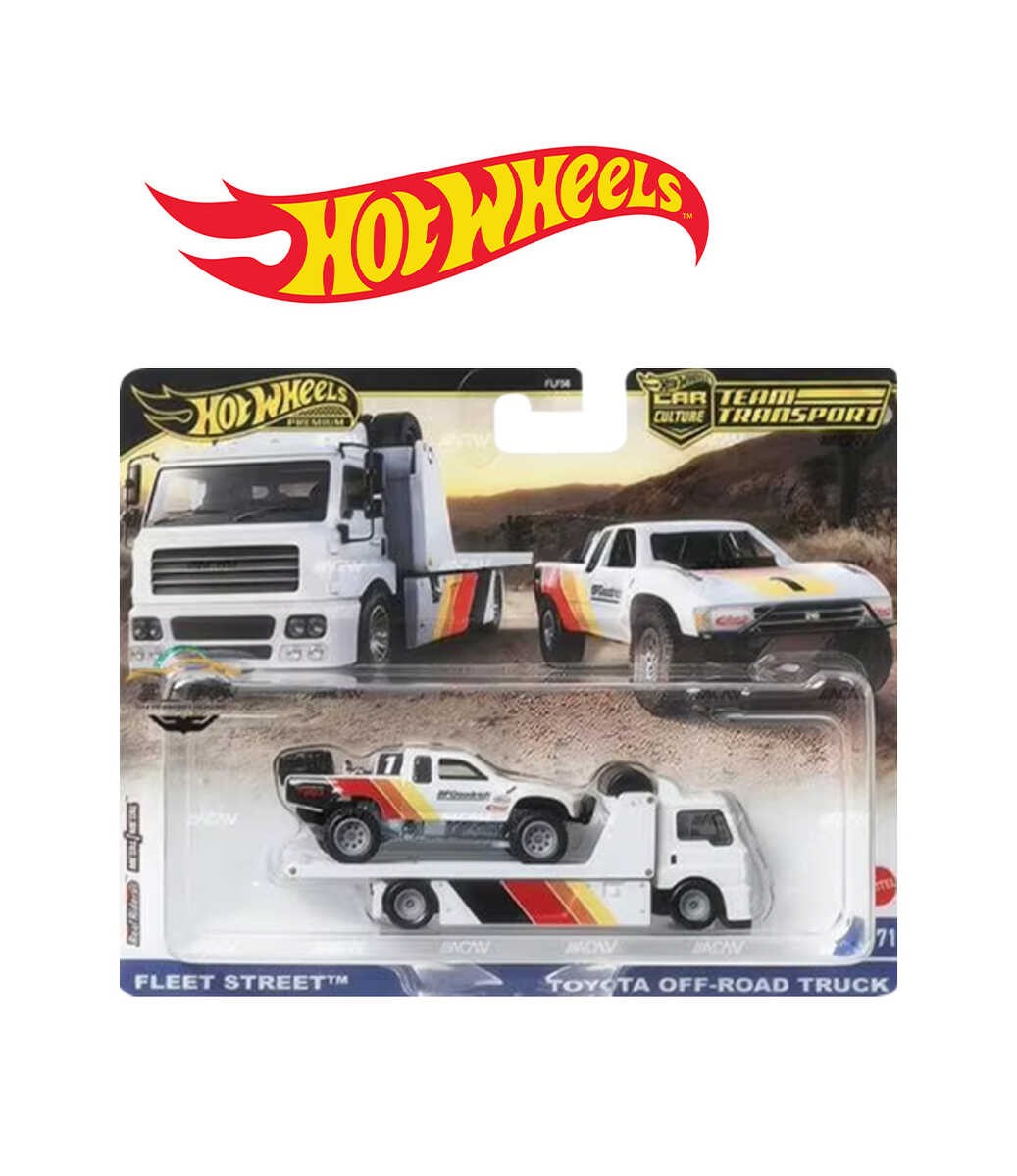 Hot Wheels Premium Car Culture Team Transport Fleet Street & Toyota Off-Road Truck -HRV39