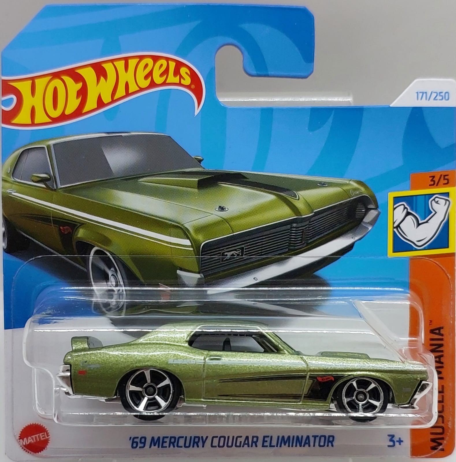 Hot Wheels Muscle Mania '69 Mercury Cougar Eliminator -HTD98