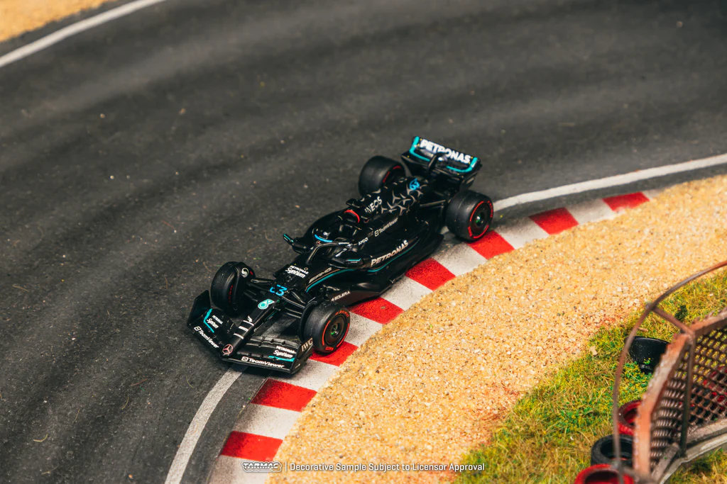 Tarmac Works X iXO Models Mercedes-AMG F1 W14 E Performance Spanish Grand Prix 2023 #63 George Russell - GLOBAL64 -T64G-F064-GR1