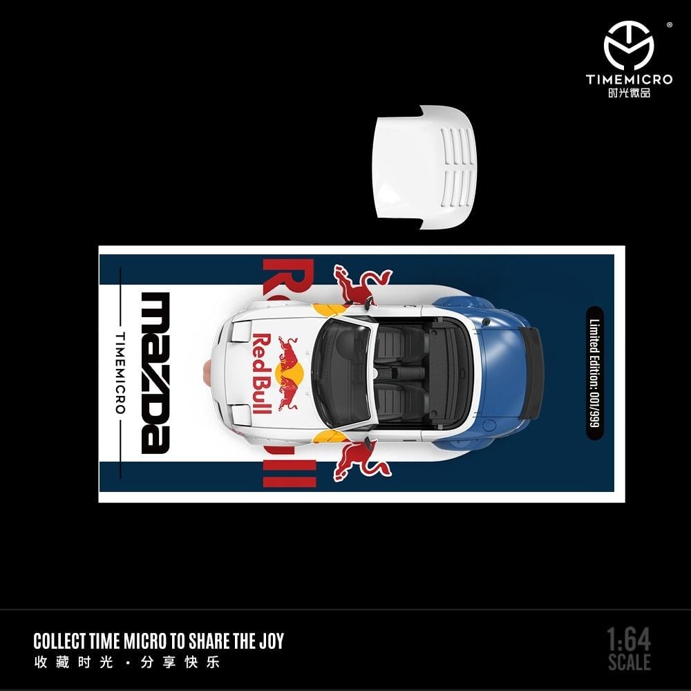 Time Micro Mazda MX-5 Red Bull Figürlü 