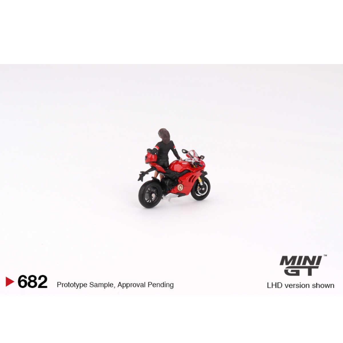 Mini GT 1/64 Ducati Panigale V4 S w/ Ducati Girl MGT00682