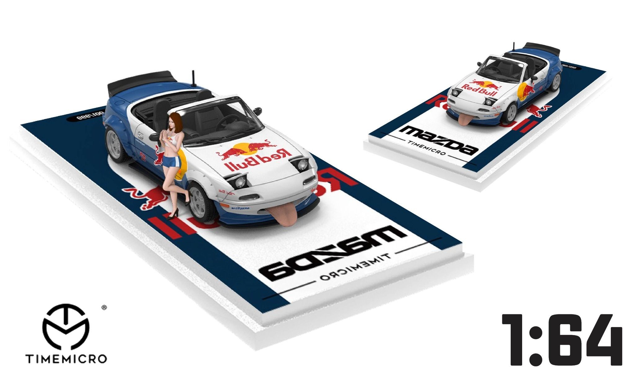Time Micro Mazda MX-5 Red Bull Figürlü 