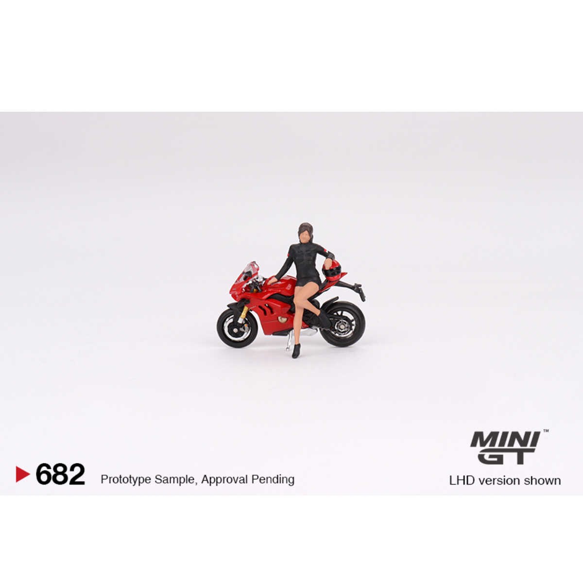 Mini GT 1/64 Ducati Panigale V4 S w/ Ducati Girl MGT00682