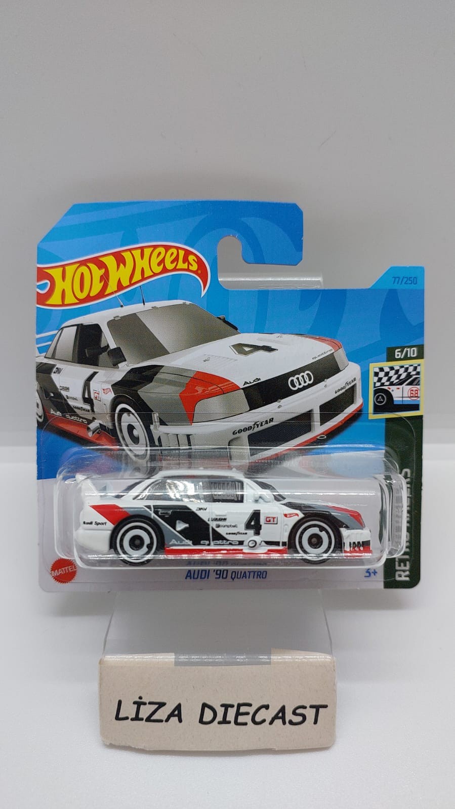 Hot Wheels Retro Racers Audi '90 Quattro Beyaz -HKG35