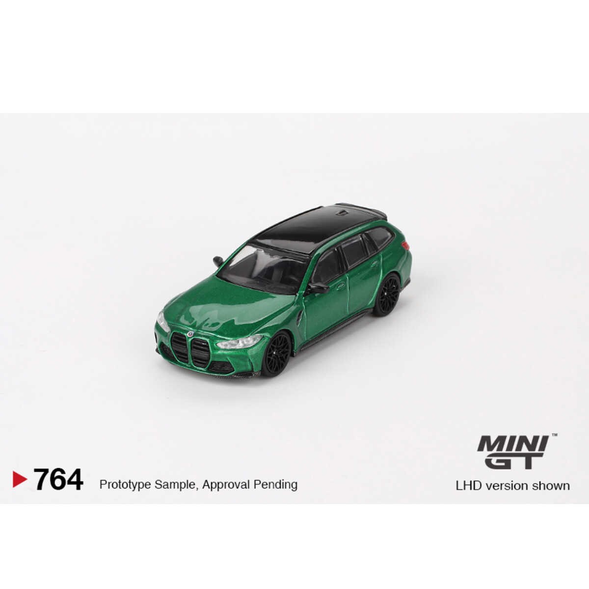 MiniGT 1/64 BMW M3 Competition Touring Isle of Man Green Metallic -MGT00764-L