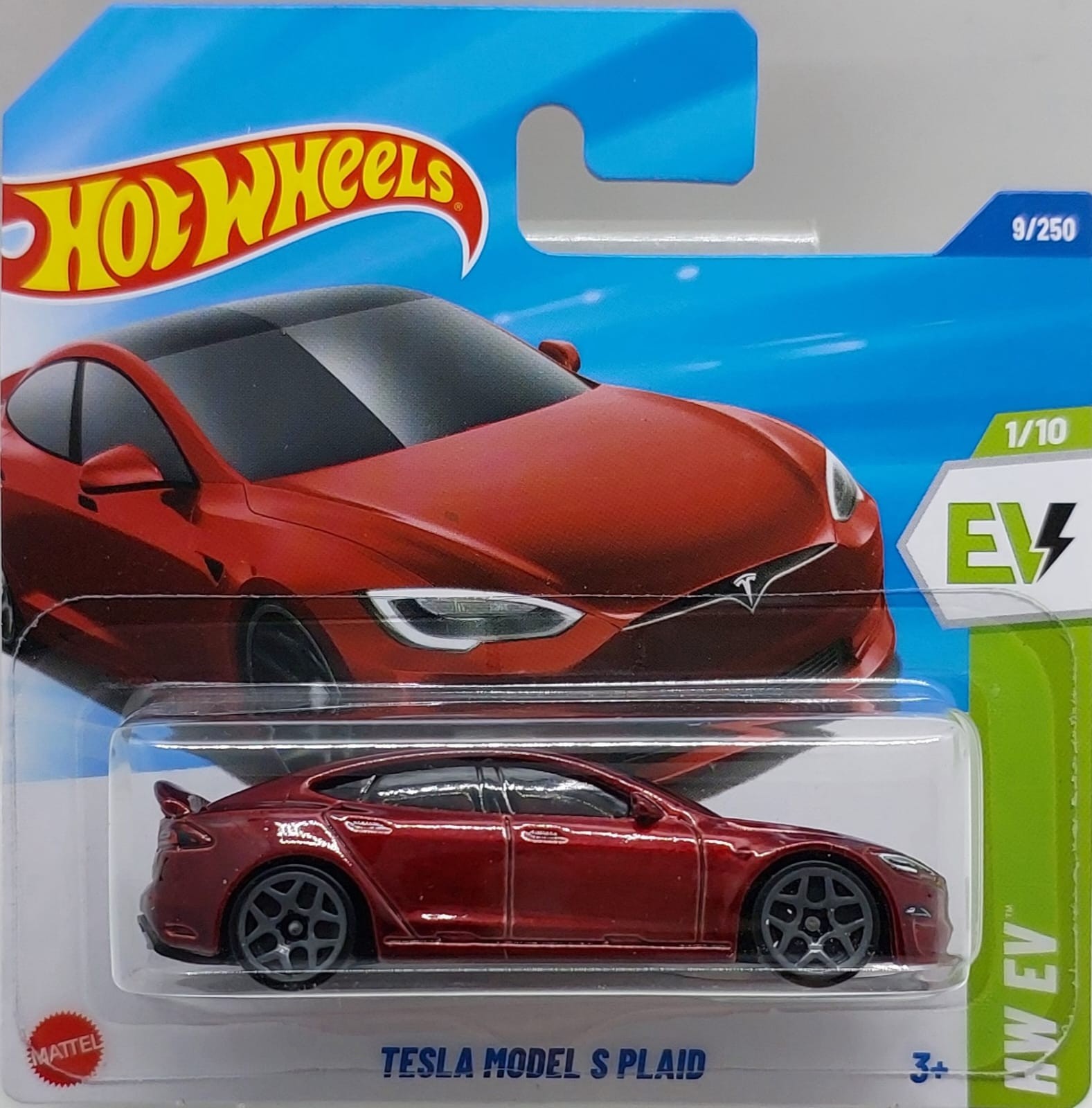 Hot Wheels HW EV Tesla Model S Plaid -HYW86