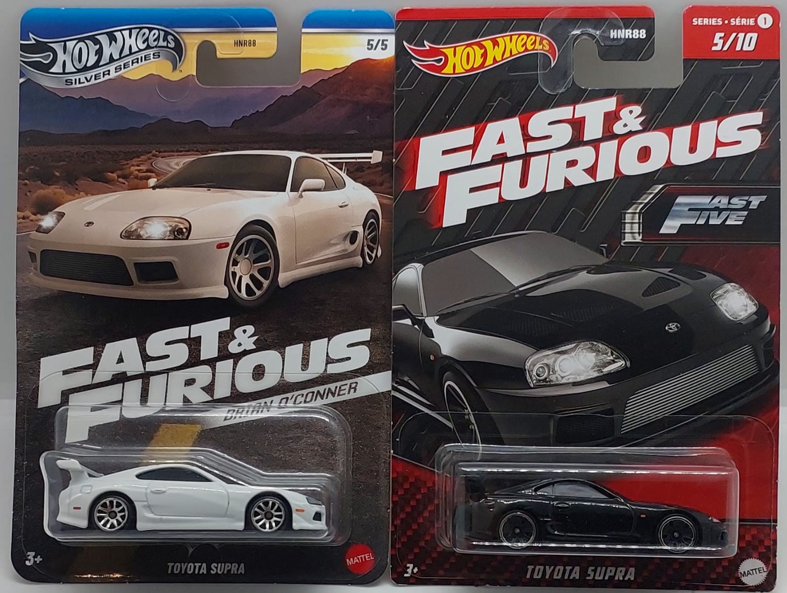 Hot Wheels Fast & Furious Toyota Supra -HNR95/JBY33 2'li Lot + Koruma Kabı