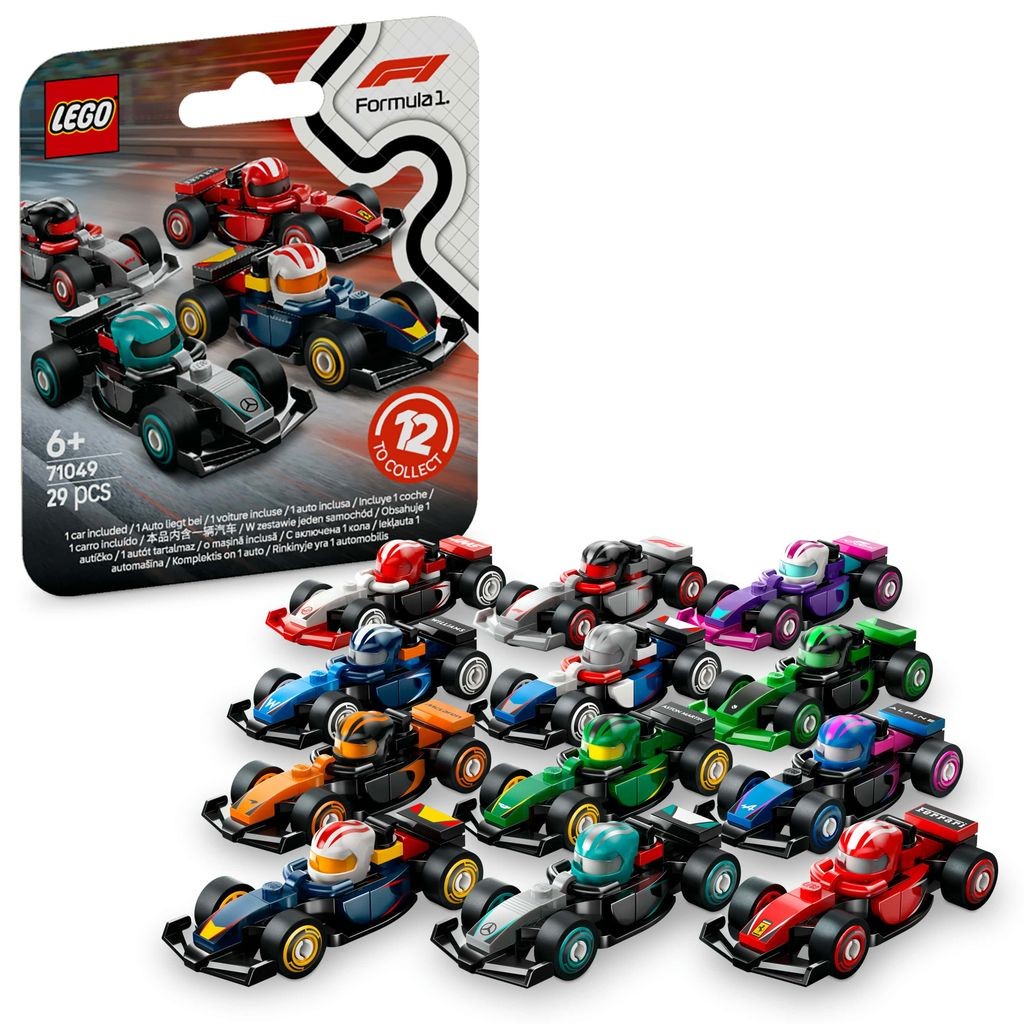 LEGO® Iconic F1® Koleksiyonluk Yarış Arabaları -71049 (1 Adet)