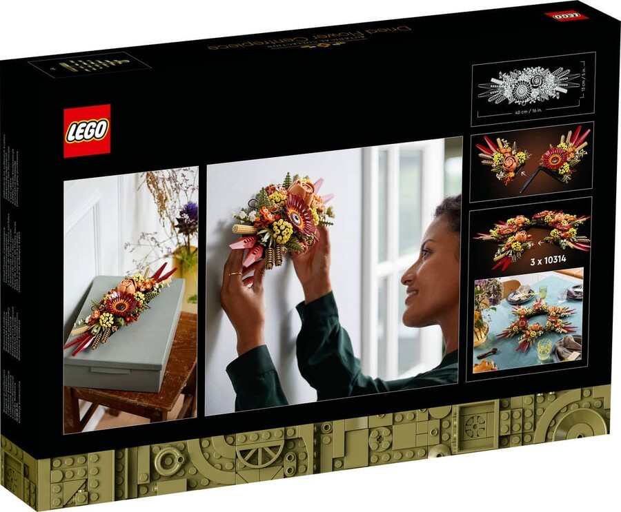 LEGO® Icons Botanical Collection Dried Flower Centrepiece Kuru Çiçek Aranjmanı -10314 +18