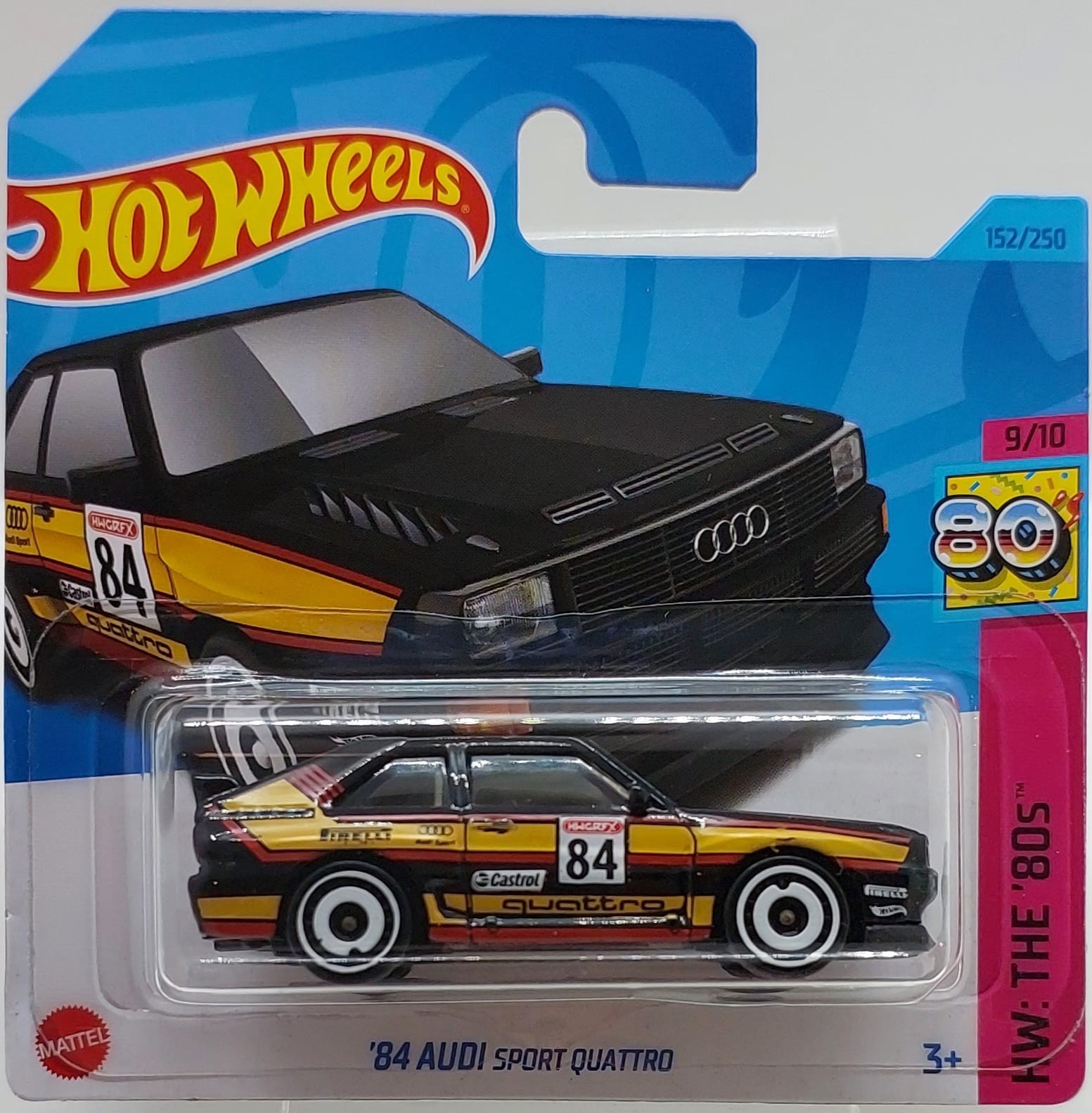 Hot Wheels HW: The '80s '84 Audi Sport Quattro Siyah -HKG88