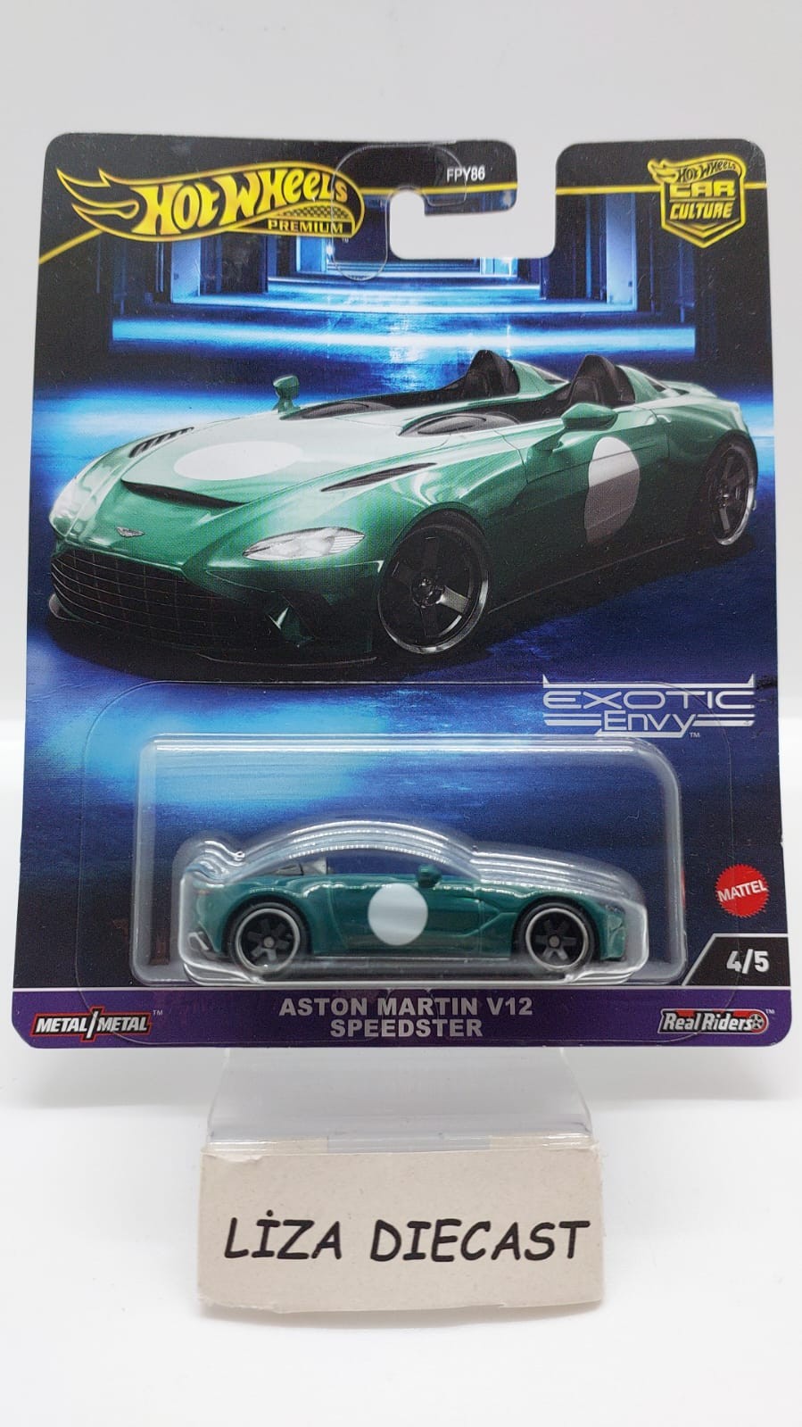 Hot Wheels Premium Car Culture Exotic Envy Aston Martin V12 Speedster -HKC78